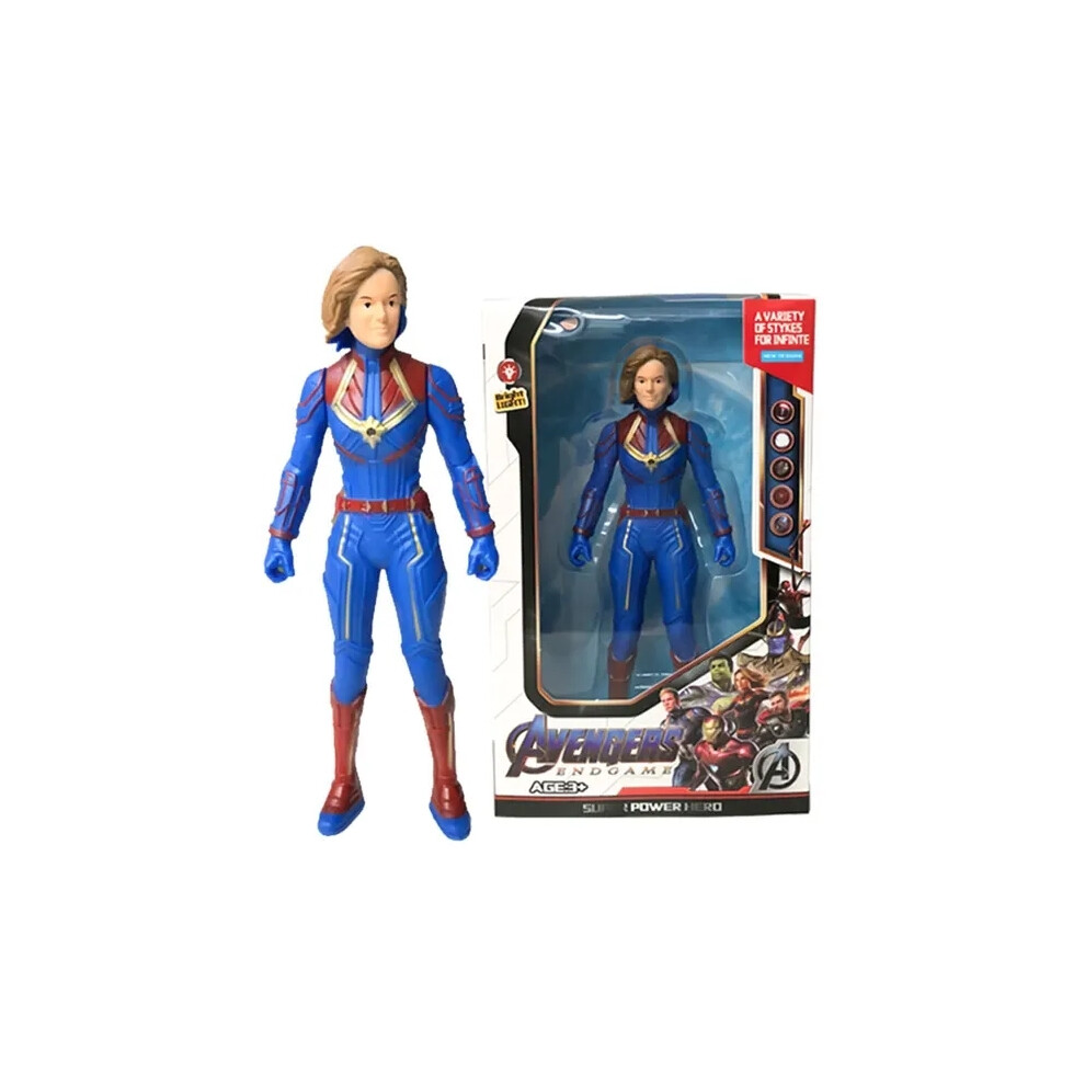 Maxpower (12, 17Cm) 2024 Hulk Ironman Anime Action Figure Toy Christmas Gift Pvc Movable Joints Luminous Doll Collection