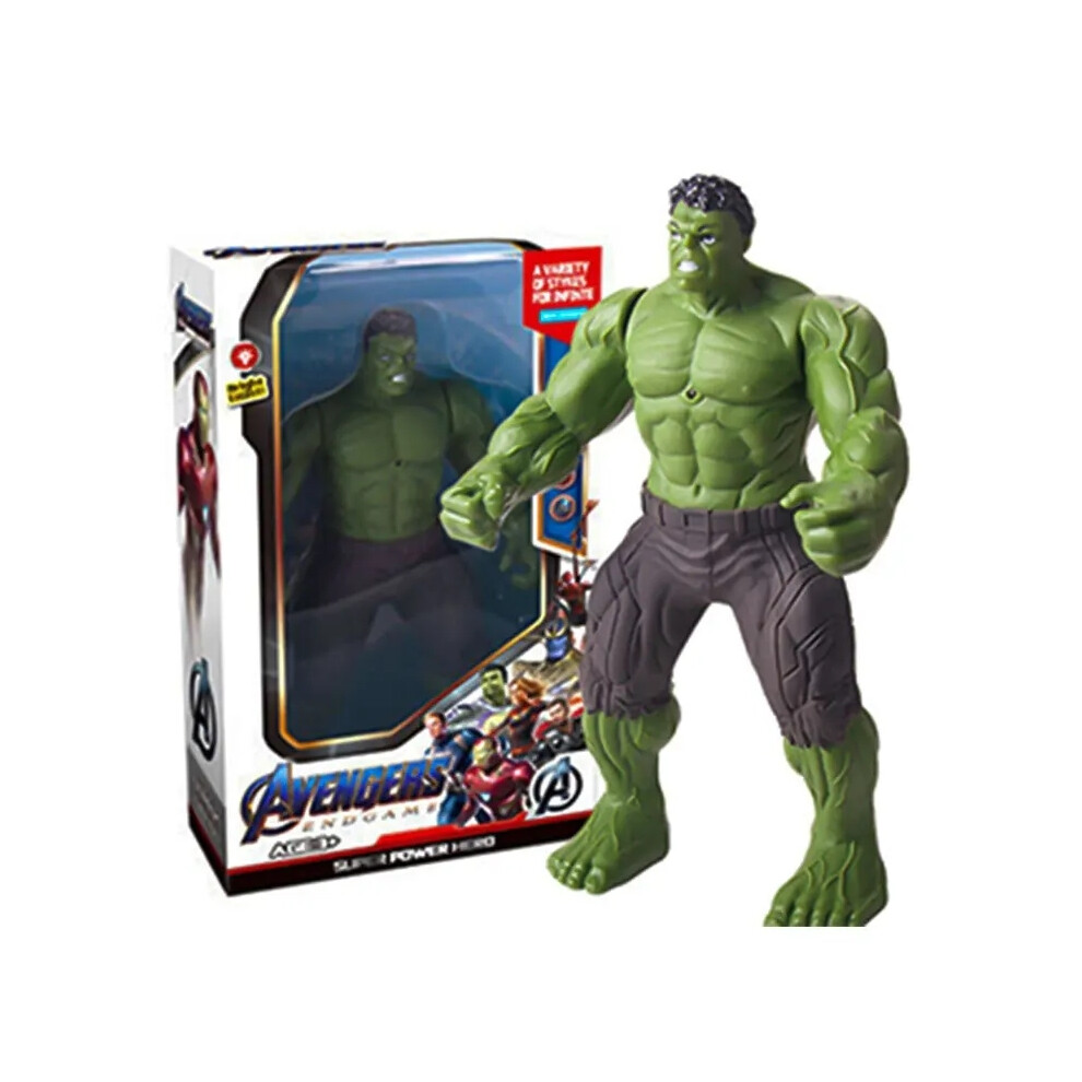 Maxpower (9, 17Cm) 2024 Hulk Ironman Anime Action Figure Toy Christmas Gift Pvc Movable Joints Luminous Doll Collection