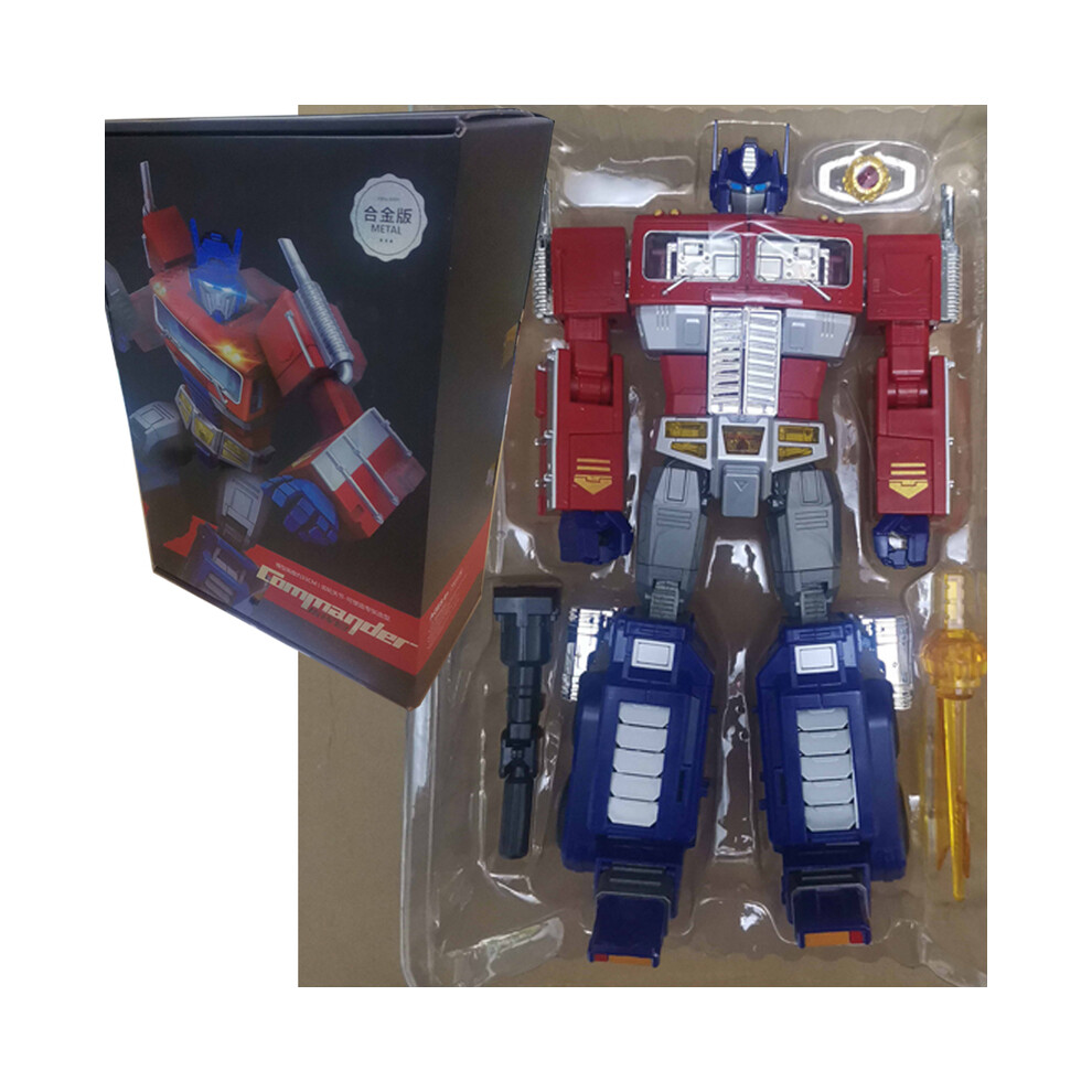 Maxpower (Mpp10 With Box) Transformation Toys Mpp10 Optimus Youhu Apple G1 Flat Head Column Op Commander Deformation Robot Black