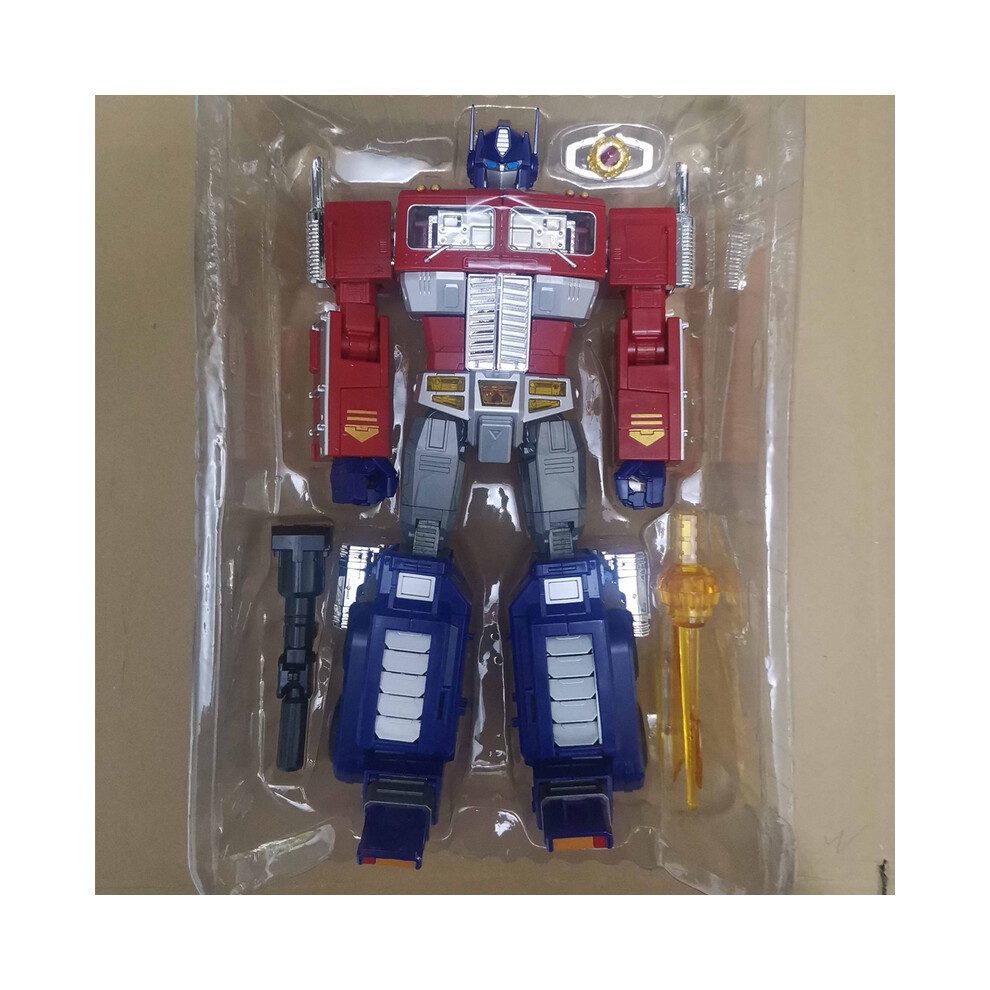 Maxpower (Mpp10 No Box) Transformation Toys Mpp10 Optimus Youhu Apple G1 Flat Head Column Op Commander Deformation Robot Black