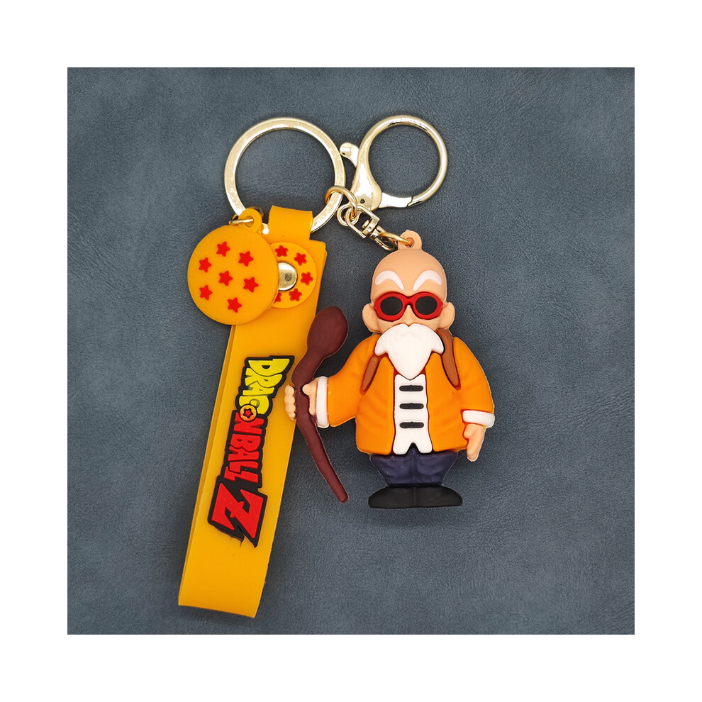 Maxpower (E) Anime Dragon Ball Keychain Fashion Jewelry Son Goku Vegeta Piccolo Crystal Ball Resin Action Figures