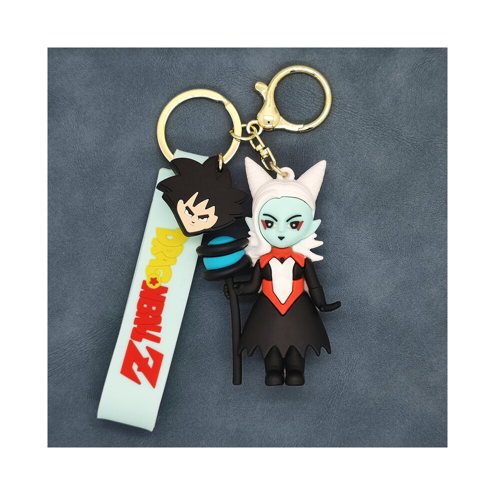 Maxpower (H) Anime Dragon Ball Keychain Fashion Jewelry Son Goku Vegeta Piccolo Crystal Ball Resin Action Figures