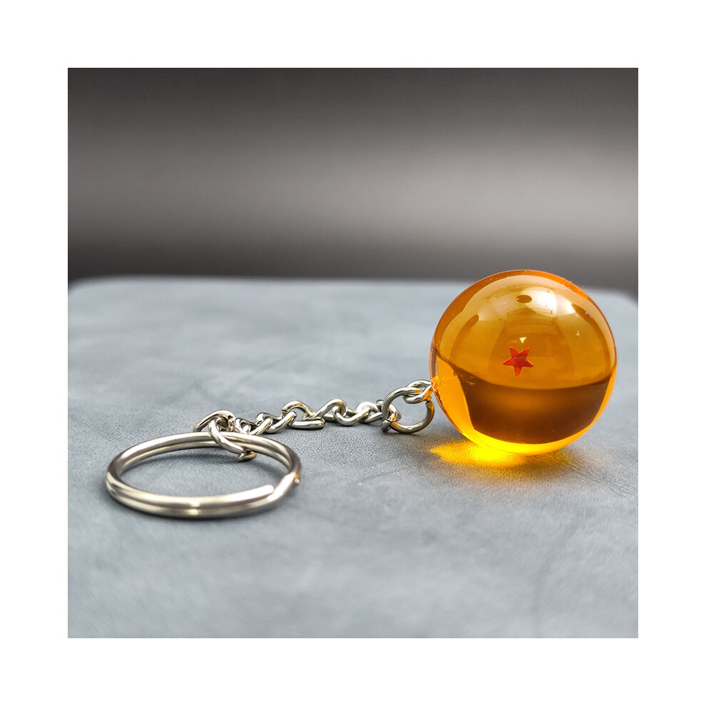 Maxpower (I) Anime Dragon Ball Keychain Fashion Jewelry Son Goku Vegeta Piccolo Crystal Ball Resin Action Figures