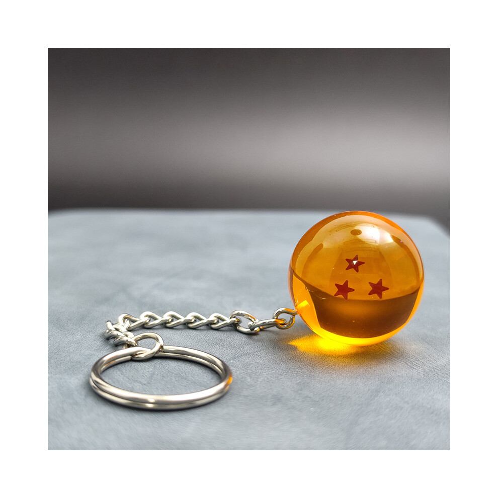 Maxpower (K) Anime Dragon Ball Keychain Fashion Jewelry Son Goku Vegeta Piccolo Crystal Ball Resin Action Figures