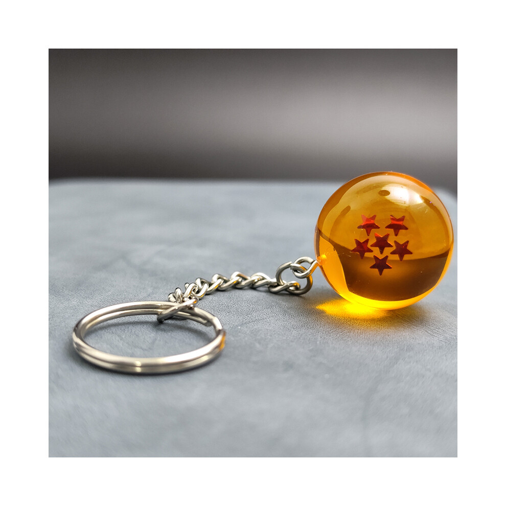 Maxpower (N) Anime Dragon Ball Keychain Fashion Jewelry Son Goku Vegeta Piccolo Crystal Ball Resin Action Figures