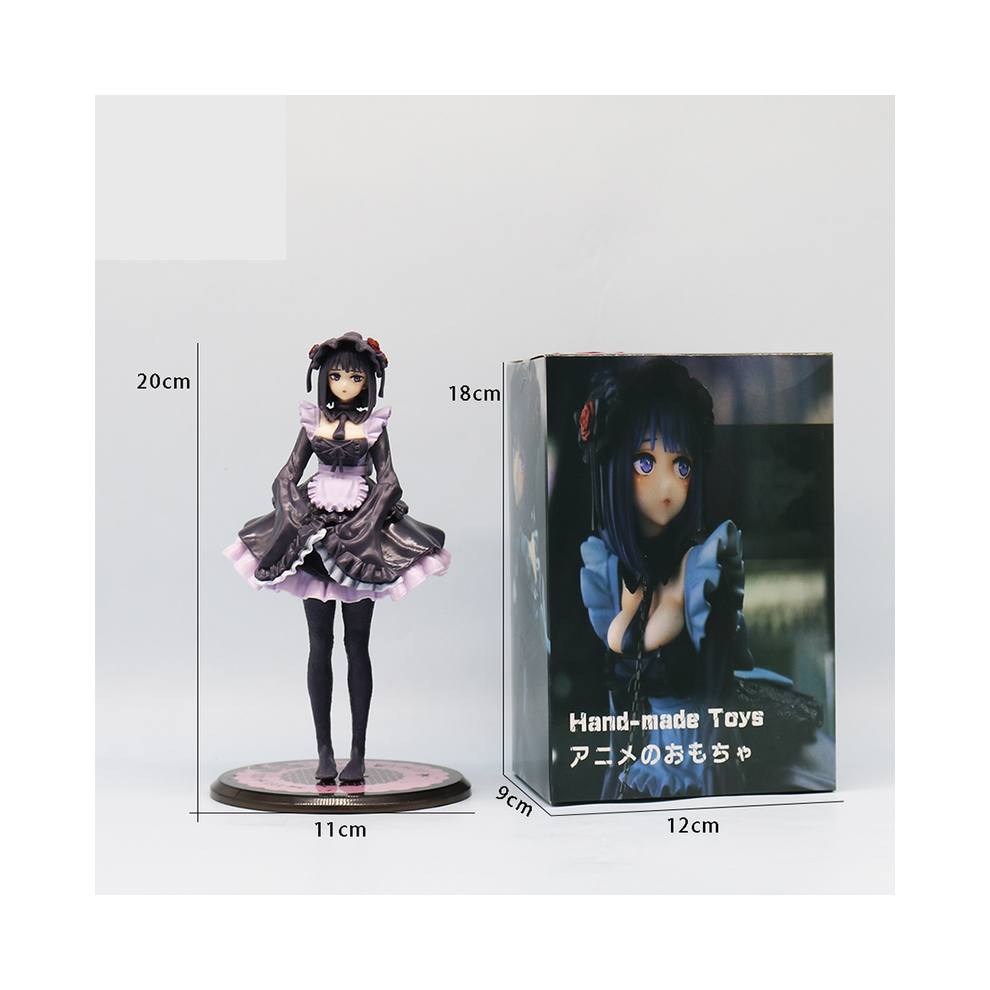 Maxpower (02 Box) 12Cm My Dress-Up Darling Anime Figure Maid Outfit Kitagawa Marin Action Figure Shizuku Kuroe Figurine Black