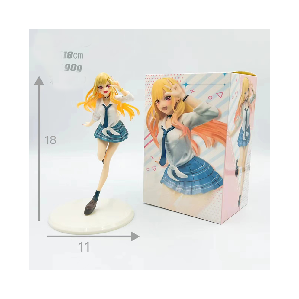 Maxpower (03 Box) 12Cm My Dress-Up Darling Anime Figure Maid Outfit Kitagawa Marin Action Figure Shizuku Kuroe Figurine Black