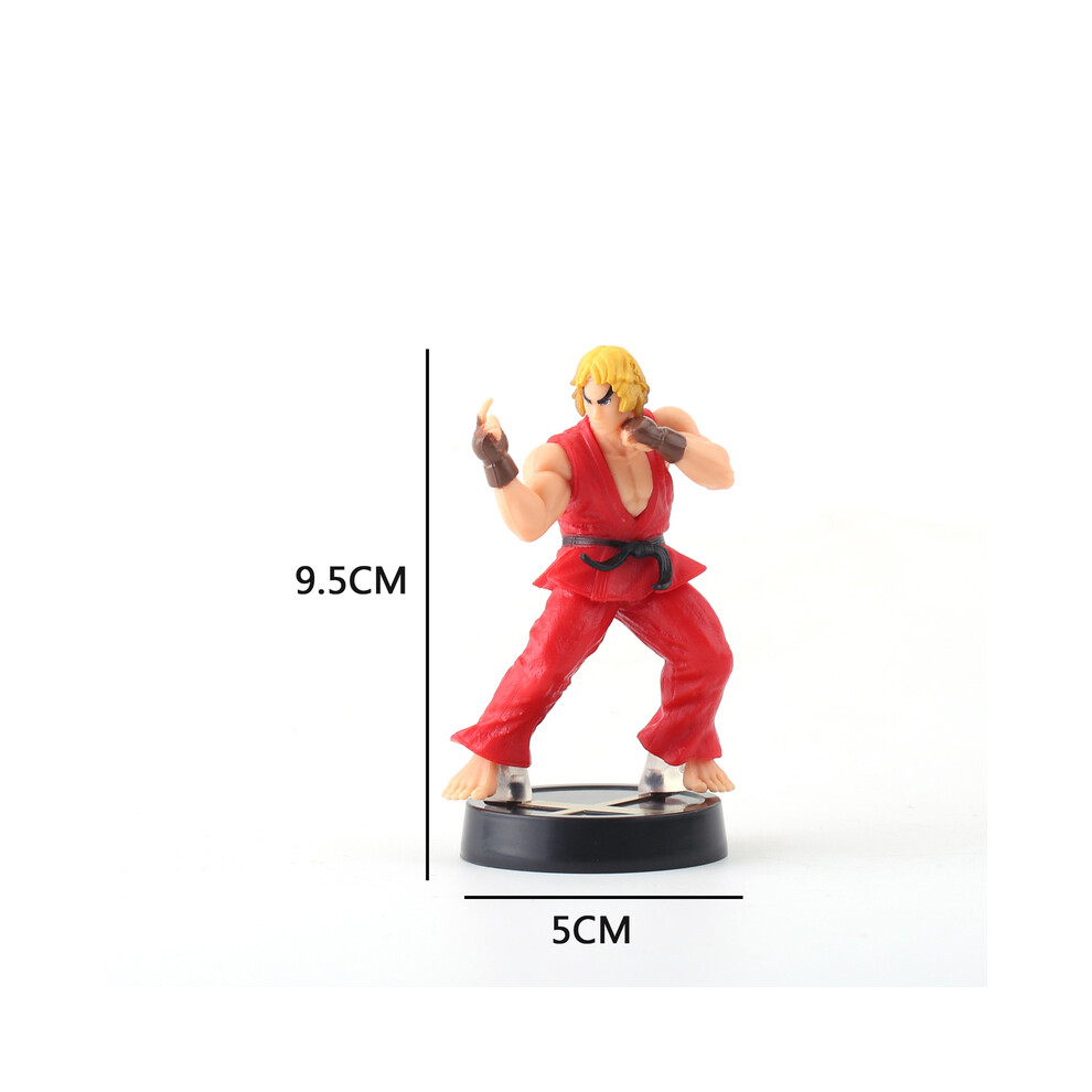 Maxpower (B No Box) Anime Street Fighter Fighting Game Action Figure Ken Masters Hoshi Ryu Pvc Kawaii Toys Dolls Room Decor