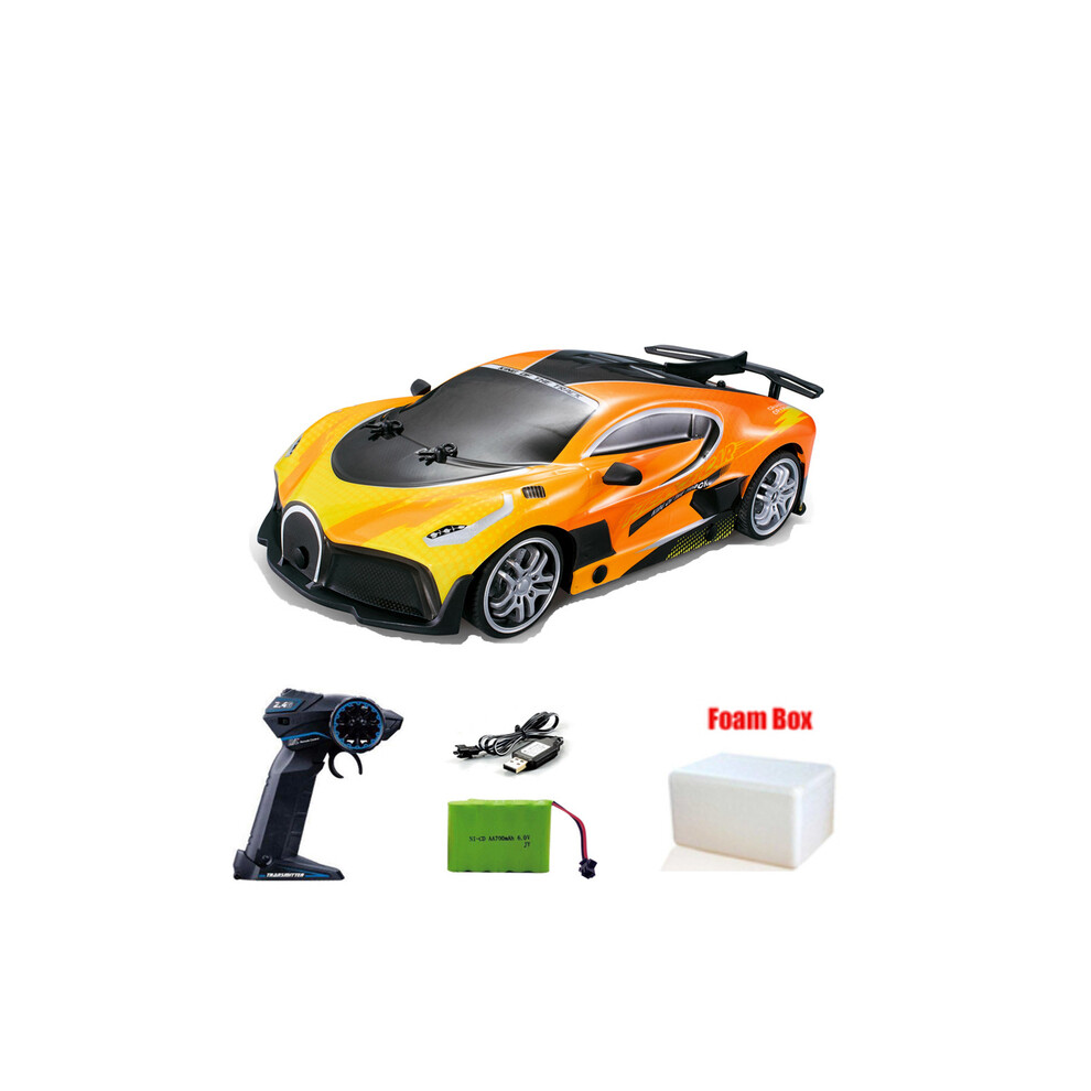 Maxpower (Orange) 2.4G High Speed Remote Control Racing Vehicle Drift Car With Dazzling Lights Rc Sport Cars Supercar