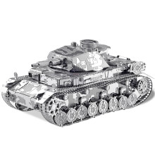 (IV Tank) Piececool Model Building Kits Tank 3d Puzzle Metal Jigsaw DIY Toys Best Gifts for Christmas and Birthday