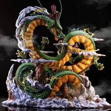 (with box) 24cm Dragon Ball Anime Figure Shenron Figure Goku And Shenron Figurine Model Pvc Statue Doll Collection