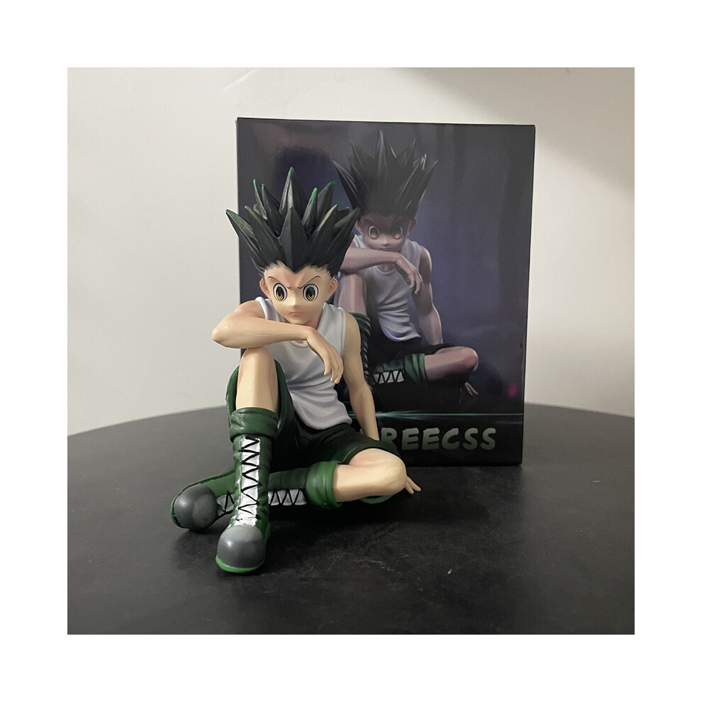 Maxpower (With Retail Box) Hunterhunter Killua Zoldyck Gon Freecss Pvc Action Figure Anime Figure Model Toys Collection Doll Birthday