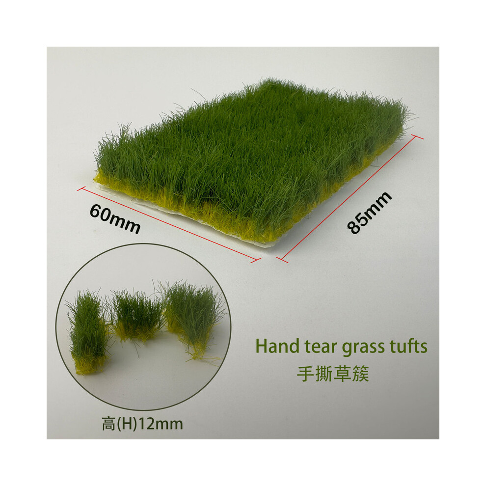 Maxpower (Zhonglvse) Height 12Mm Static Grass Model Hand Tearable Simulated Tuft Diy Model Making Toys For Railway Train