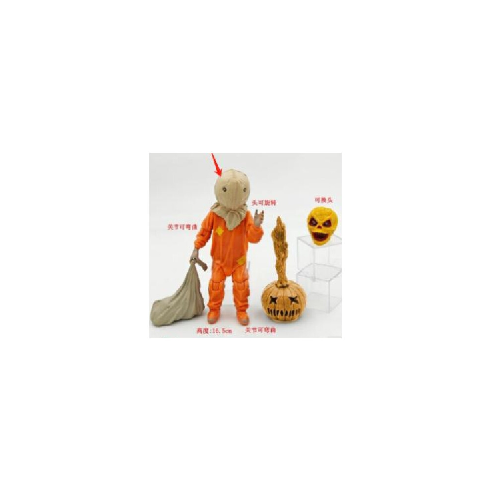 Maxpower (2, Pack By Bag) Horror Movie Characters Chucky Freddy Jason Trick 'R Treat Sam Scary Saw Articulated Joints Moveable