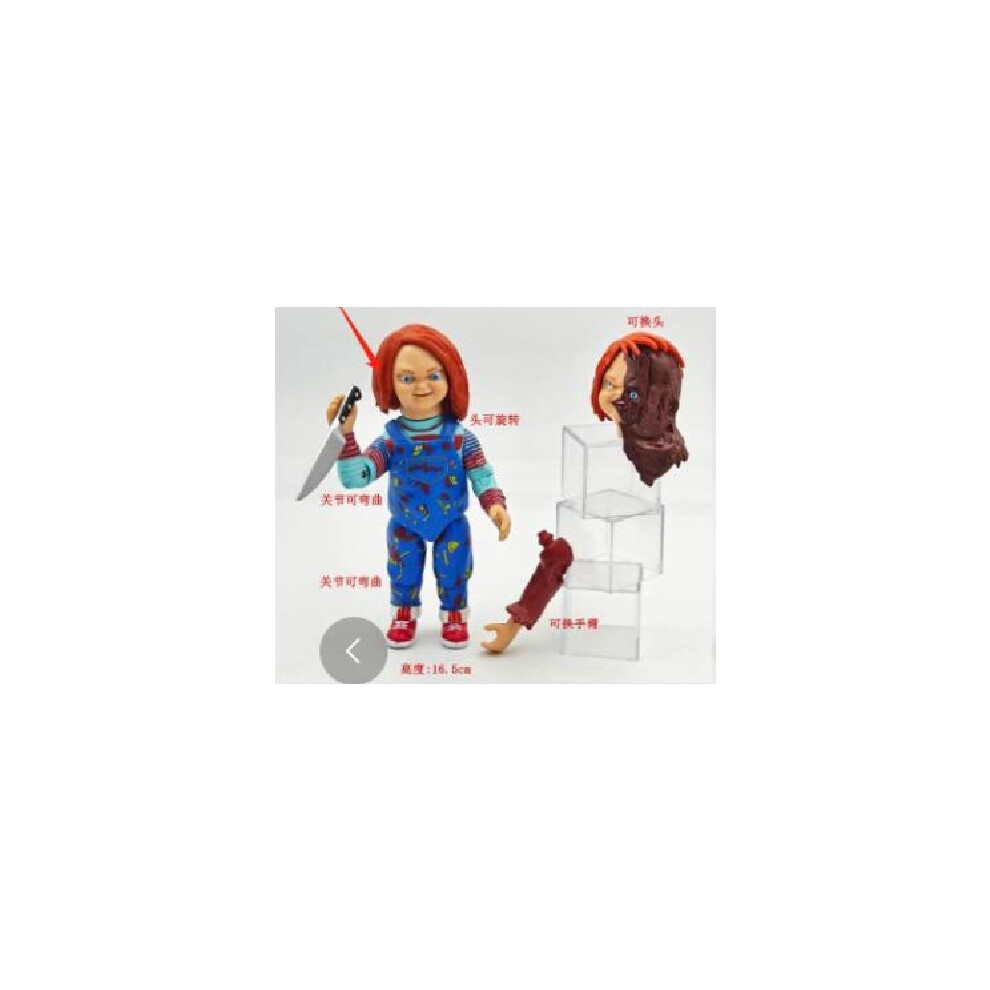 Maxpower (1, Pack By Bag) Horror Movie Characters Chucky Freddy Jason Trick 'R Treat Sam Scary Saw Articulated Joints Moveable
