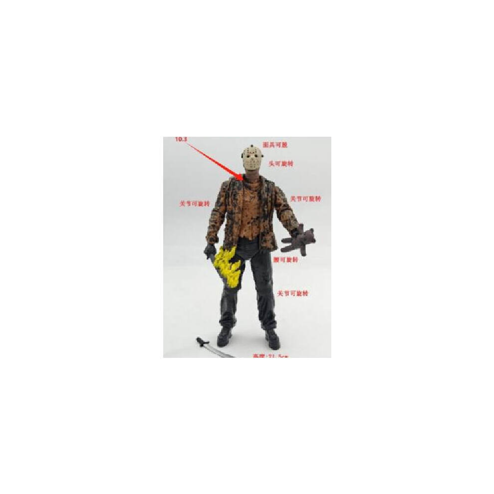 Maxpower (6, Pack By Bag) Horror Movie Characters Chucky Freddy Jason Trick 'R Treat Sam Scary Saw Articulated Joints Moveable