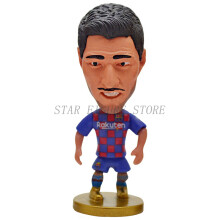 (No.03) Mini Soccer Star Figure Car Ornaments Collection Model Sports Figurine Doll 6.5cm Football Player Toys