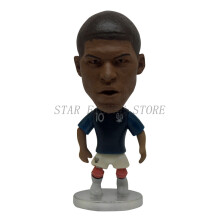 (No.08) Mini Soccer Star Figure Car Ornaments Collection Model Sports Figurine Doll 6.5cm Football Player Toys