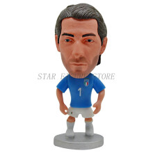 (No.13) Mini Soccer Star Figure Car Ornaments Collection Model Sports Figurine Doll 6.5cm Football Player Toys