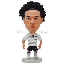(No.14) Mini Soccer Star Figure Car Ornaments Collection Model Sports Figurine Doll 6.5cm Football Player Toys