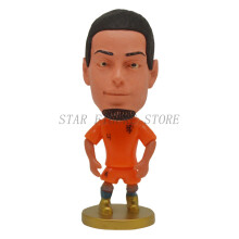 (No.18) Mini Soccer Star Figure Car Ornaments Collection Model Sports Figurine Doll 6.5cm Football Player Toys