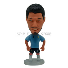 (No.21) Mini Soccer Star Figure Car Ornaments Collection Model Sports Figurine Doll 6.5cm Football Player Toys