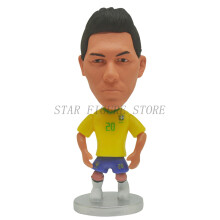 (No.22) Mini Soccer Star Figure Car Ornaments Collection Model Sports Figurine Doll 6.5cm Football Player Toys