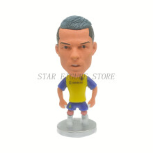 (No.27) Mini Soccer Star Figure Car Ornaments Collection Model Sports Figurine Doll 6.5cm Football Player Toys