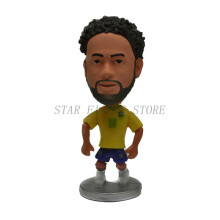 (No.28) Mini Soccer Star Figure Car Ornaments Collection Model Sports Figurine Doll 6.5cm Football Player Toys