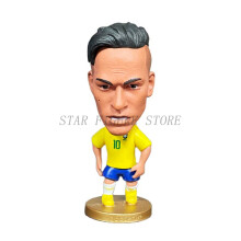 (No.29) Mini Soccer Star Figure Car Ornaments Collection Model Sports Figurine Doll 6.5cm Football Player Toys