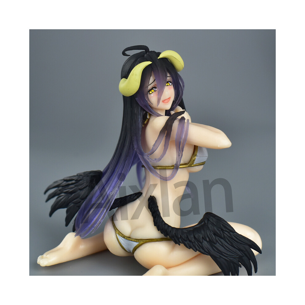 Maxpower (12Cm) Anime Overlord Figure Wedding Dress Albedo Pvc Action Figure Toys Collectible Model Toys Kid Gift
