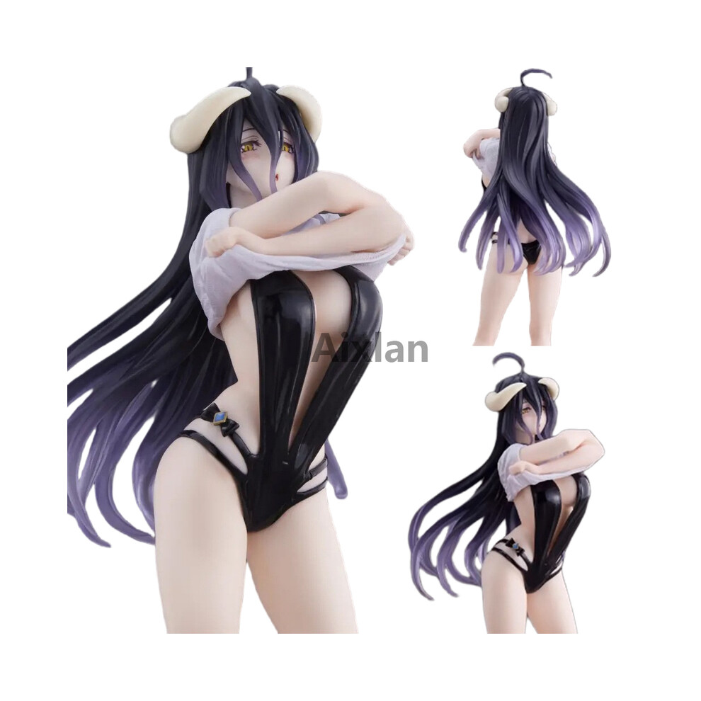 Maxpower (18Cm) Anime Overlord Figure Wedding Dress Albedo Pvc Action Figure Toys Collectible Model Toys Kid Gift