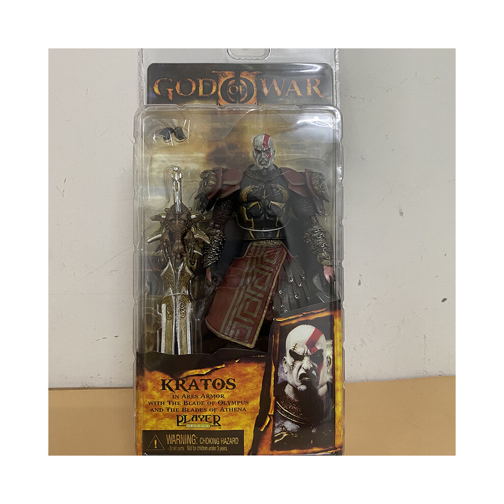 Maxpower (C With Box) Neca Figure God Of War Ghost Of Sparta Kratos In Ares Armor W Blades Action Figure Model Toys Joint