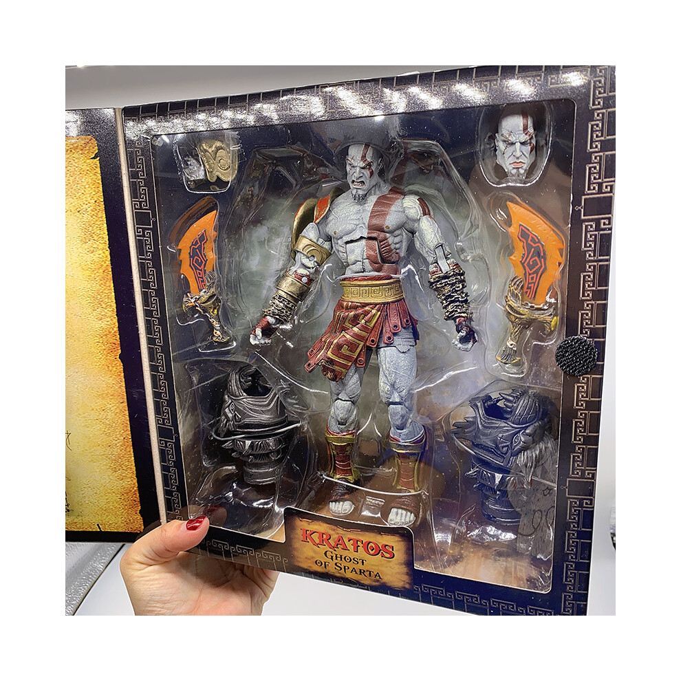 Maxpower (B With Box) Neca Figure God Of War Ghost Of Sparta Kratos In Ares Armor W Blades Action Figure Model Toys Joint
