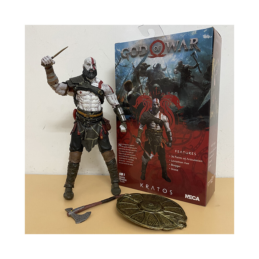 Maxpower (A With Box) Neca Figure God Of War Ghost Of Sparta Kratos In Ares Armor W Blades Action Figure Model Toys Joint