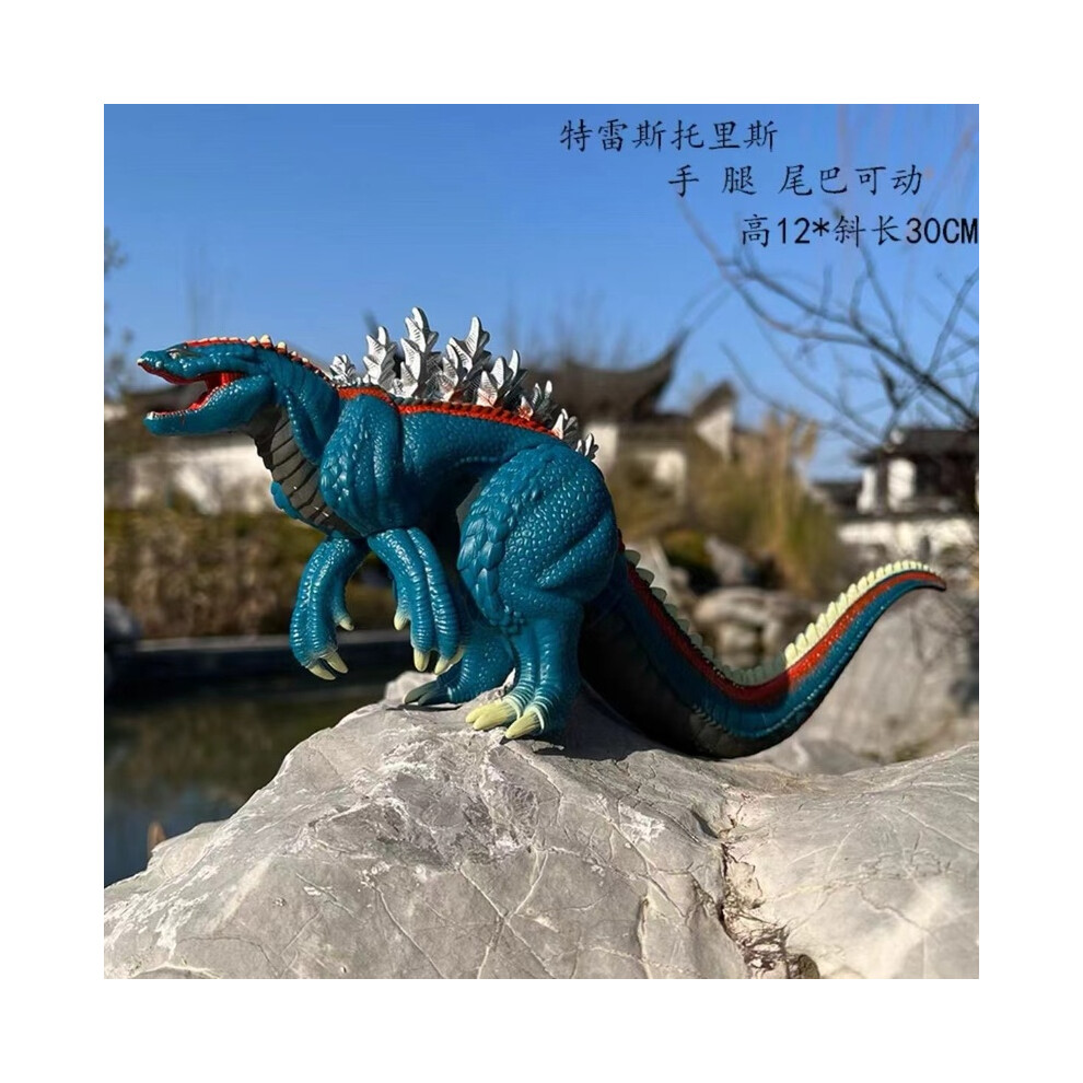 Maxpower (13Cm, No Box) Godzilla King Of Monsters Runaway Mechanical Lotus Planet Godzilla Action Figure Collection Model Red