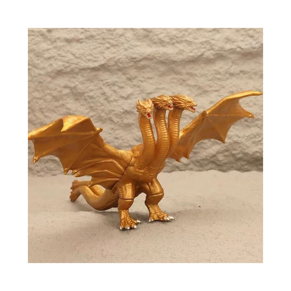 Maxpower (20Cm, No Box) Godzilla King Of Monsters Runaway Mechanical Lotus Planet Godzilla Action Figure Collection Model Red