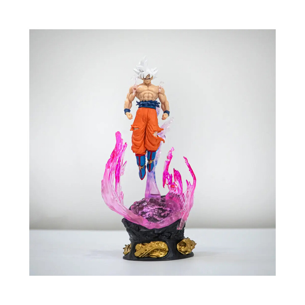Maxpower (25Cm) Dragon Ball Son Goku Anime Figure Ultra Instinct Series Super Saiyan Figurine Statue 25Cm Pvc Model