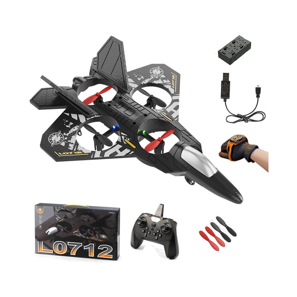 Maxpower (B Dual Control) L0712 Rc Plane 2.4G Remote Control Aircraft Gravity Sensing Helicopter Glider With Epp Foam Fighters Light