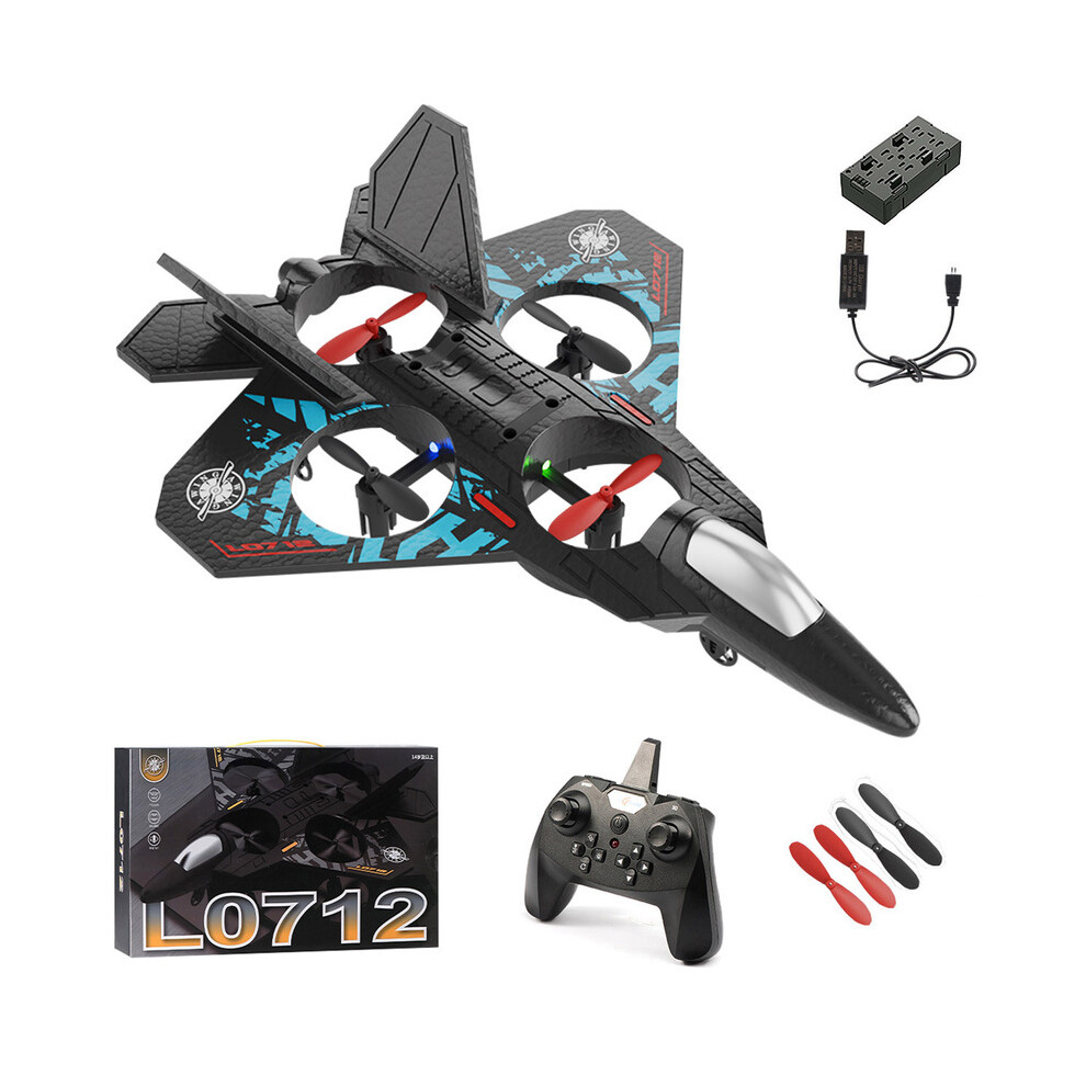 Maxpower (A With 1 Battery) L0712 Rc Plane 2.4G Remote Control Aircraft Gravity Sensing Helicopter Glider With Epp Foam Fighters Light