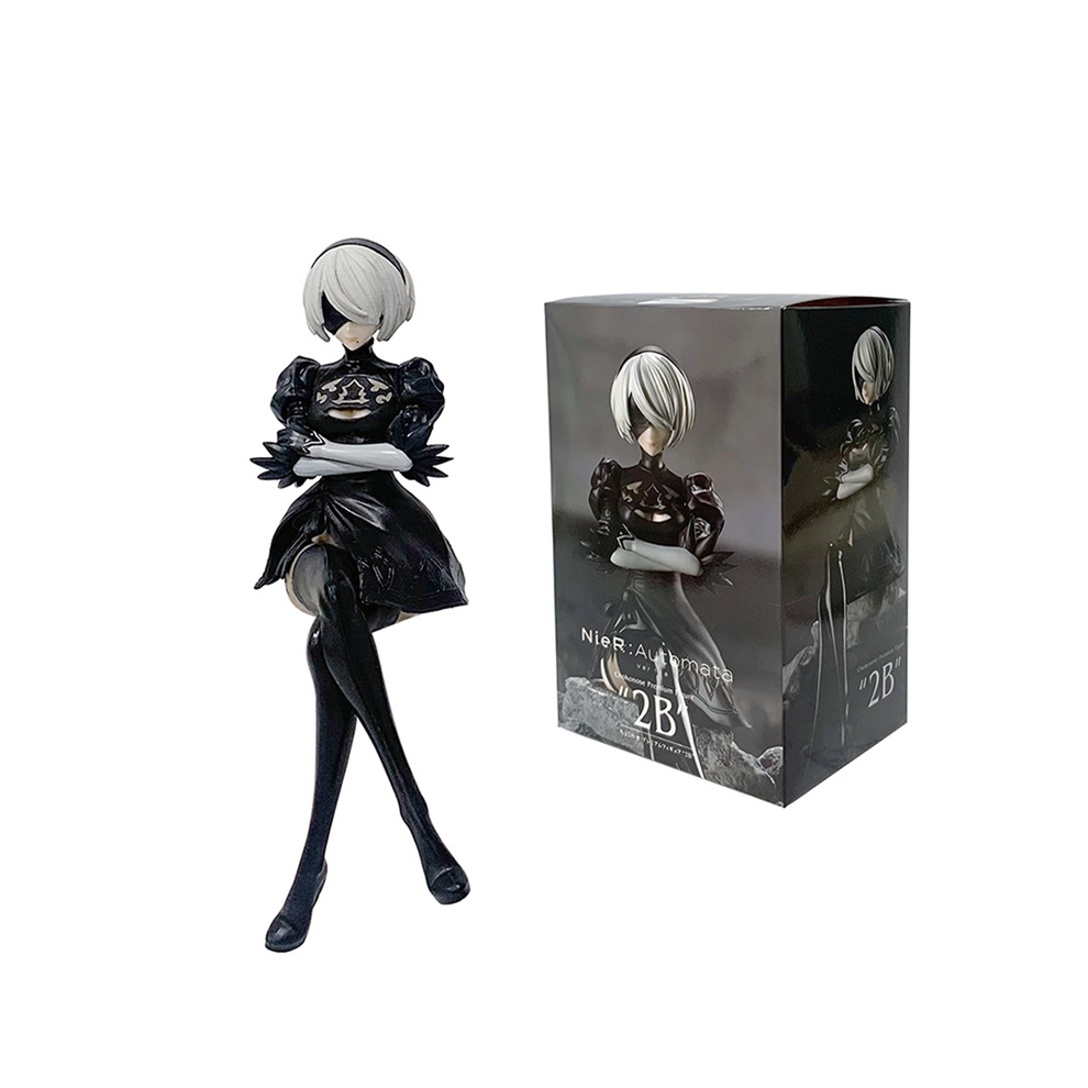 Maxpower (2 Box) New Sega Nier:automata Ver1.1a 2B Yorha No. 2 Type B Premium Chokonose Figure Anime Model Collectible