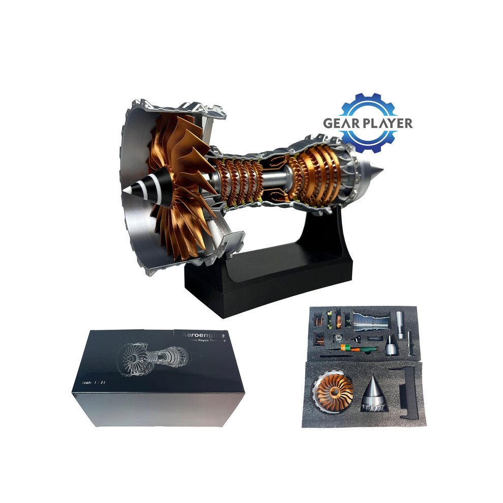 Maxpower (Diy Assembly Version) Turbofan Engine Model Aircraft Engine Kit, Diy Assembly Model Toy, Aircraft Engine Model, Mechanical