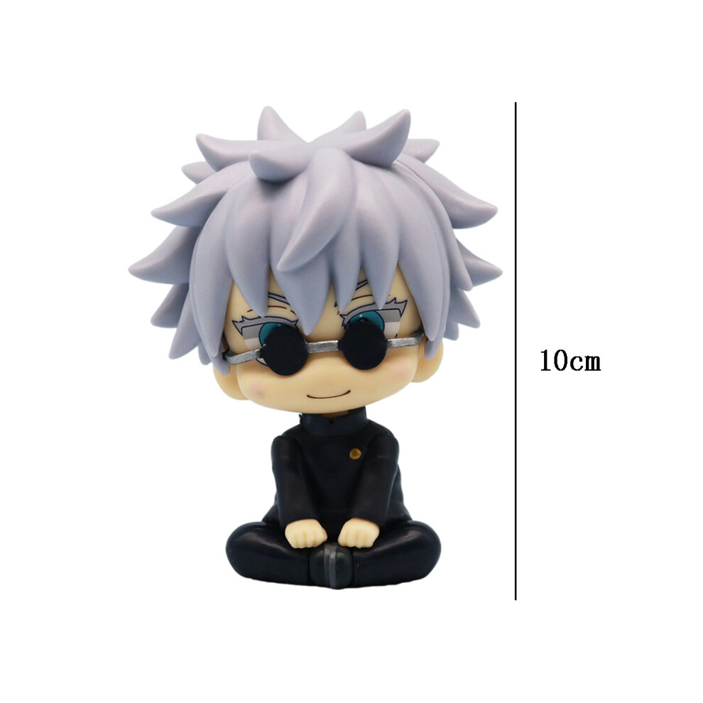 Maxpower (No Box) Anime Cute Fushiguro Toji Jujutsu Kaisen Figure Gojo Satoru Action Figure Q Version Doll Geto Suguru