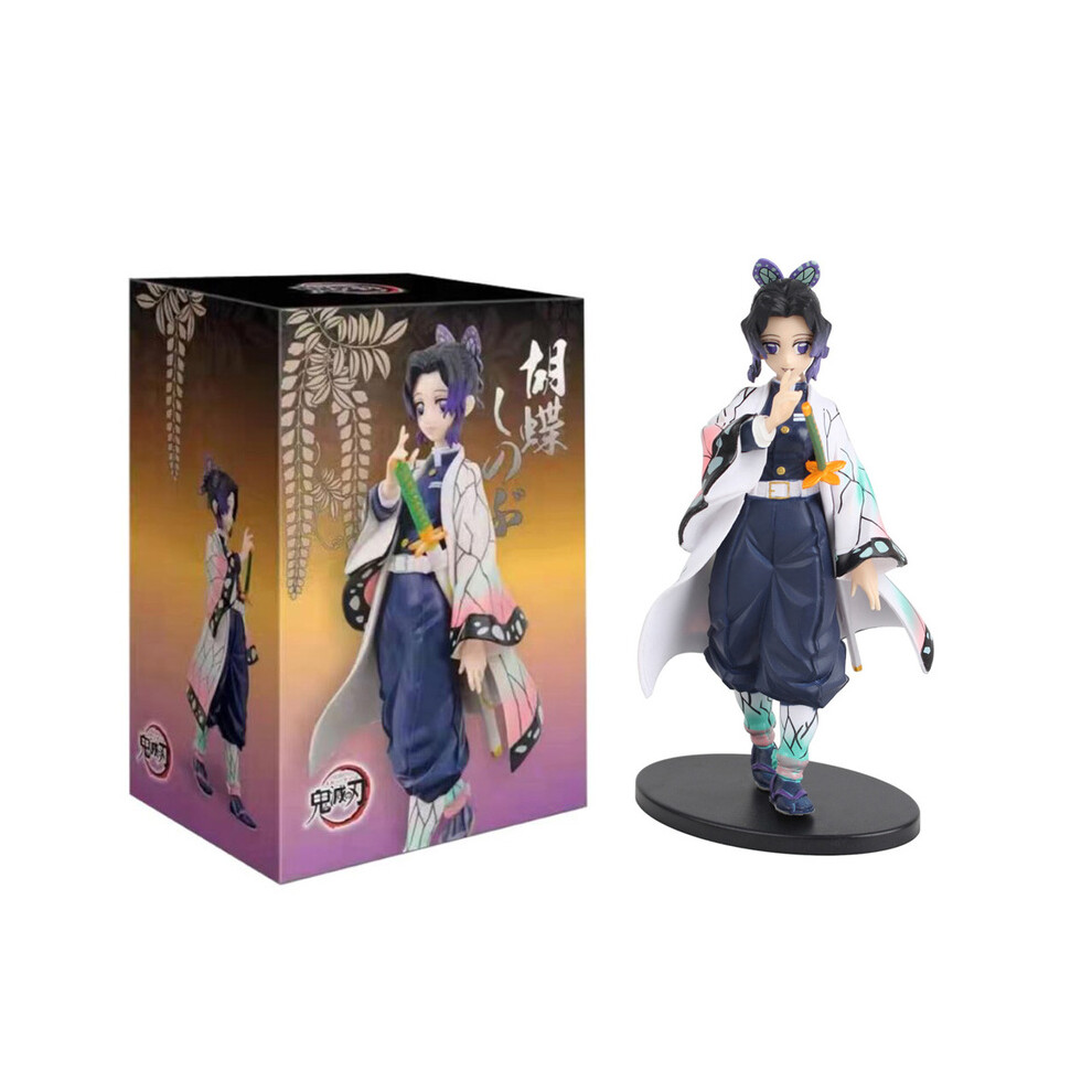 Maxpower (08 - With Box) Anime Demon Slayer Kimetsu No Yaiba Figure Kamado Tanjirou Action Figure Agatsuma Zenitsu Nezuko Warrior