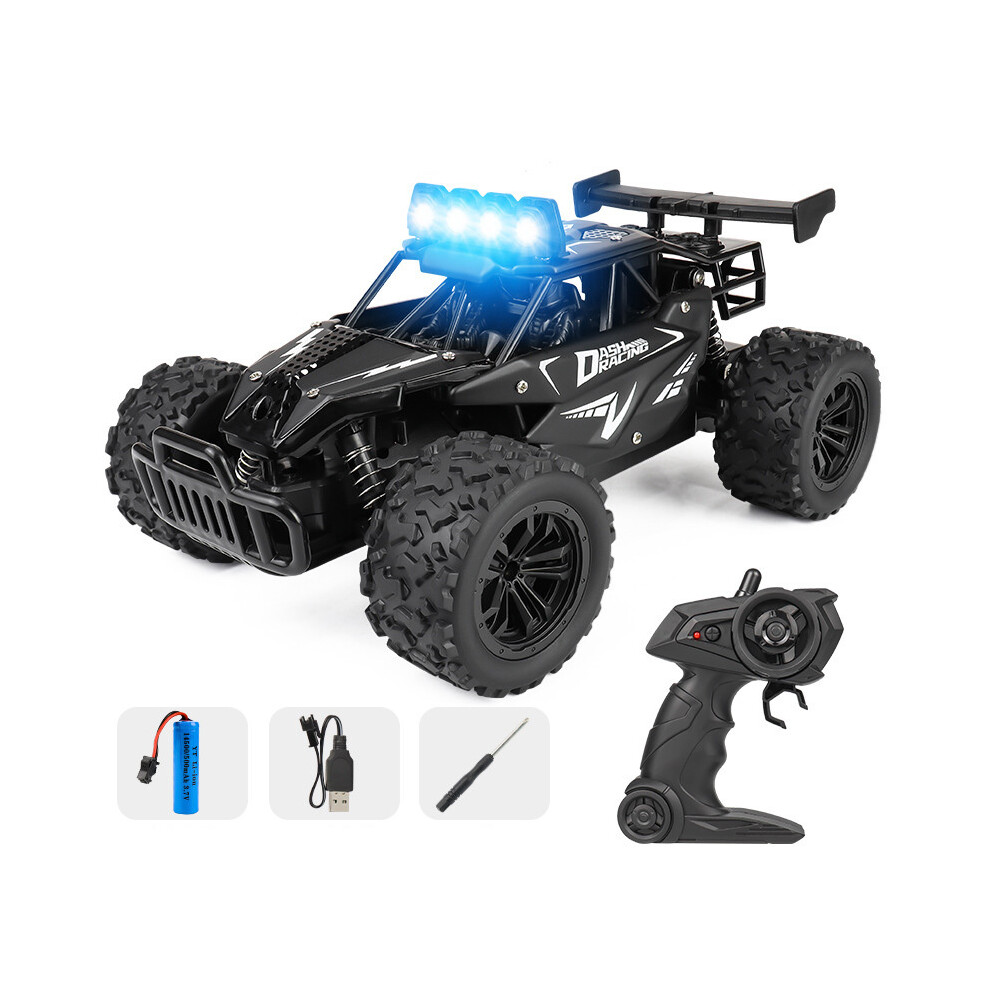 Maxpower (Black) 1:16 Remote Control Car Off Road Drift With Led High-Speed Rc Car Climbing Vehicle Trucks 2.4G Children Black