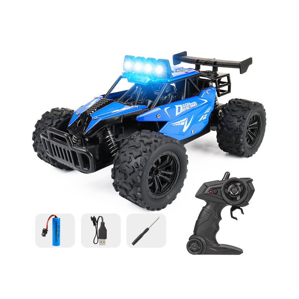 Maxpower (Bule) 1:16 Remote Control Car Off Road Drift With Led High-Speed Rc Car Climbing Vehicle Trucks 2.4G Children