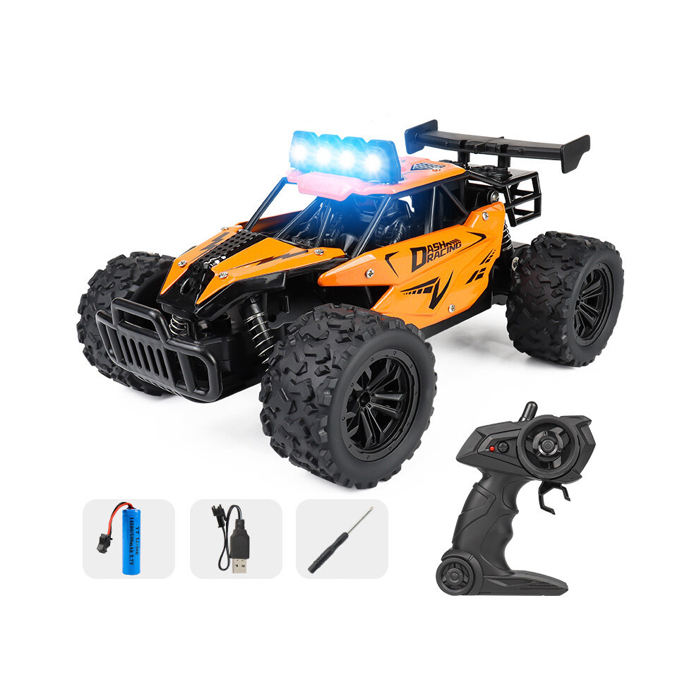 Maxpower (Orange) 1:16 Remote Control Car Off Road Drift With Led High-Speed Rc Car Climbing Vehicle Trucks 2.4G Children Orange