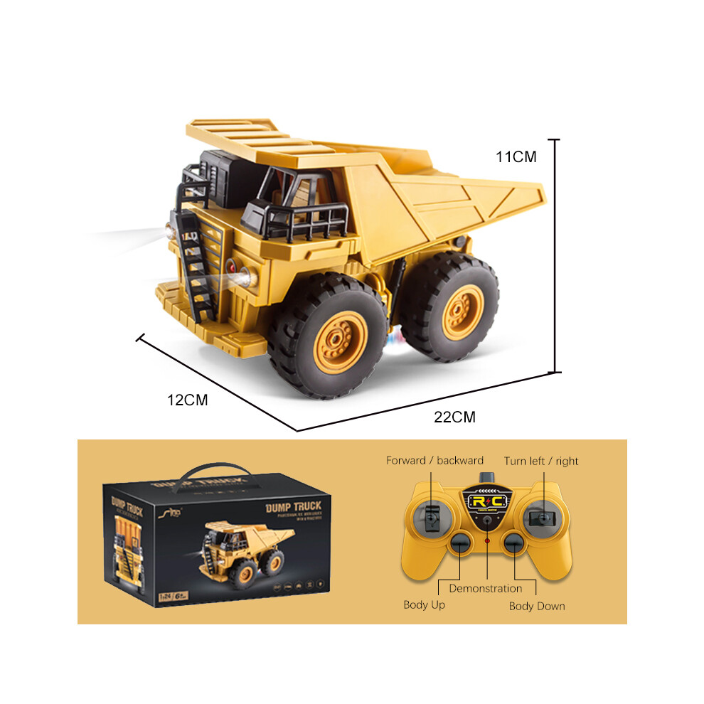 Maxpower (Qh26-02D) 2.4Ghz Remote Control Car Rc Forklift Truck Engineering Vehicles Cranes Liftable Spray Simulated Sound