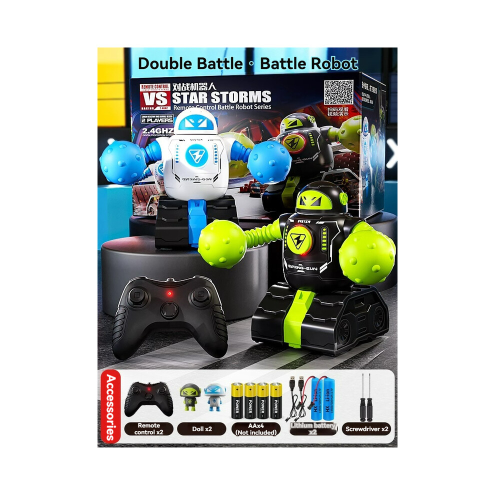 Maxpower (Robot Battle) Rc Battle Bumper Car Toy For Toddler Boy Girl Catapult Robot Karting Toy With Music Light Rc Battle