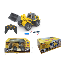 (HUINA 1520 upgrade) Huina 1520 1:18 RC Tractor Shovel Toy Rc Forklift Truck Engineering Car Toy Toys for Children Boy Toys
